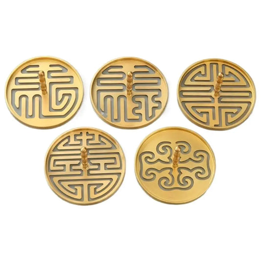 Lotus Fragrance Pressing Incense Mold – Copper Incense Seal for DIY Aromatherapy