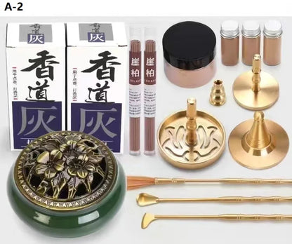 DIY Brass Incense Burner & Fragrance Crafting Kit – Complete Aromatherapy Set