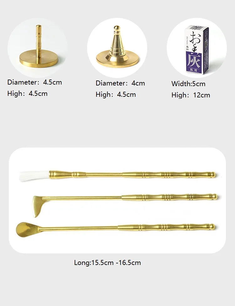 DIY Brass Incense Burner & Fragrance Crafting Kit – Complete Aromatherapy Set