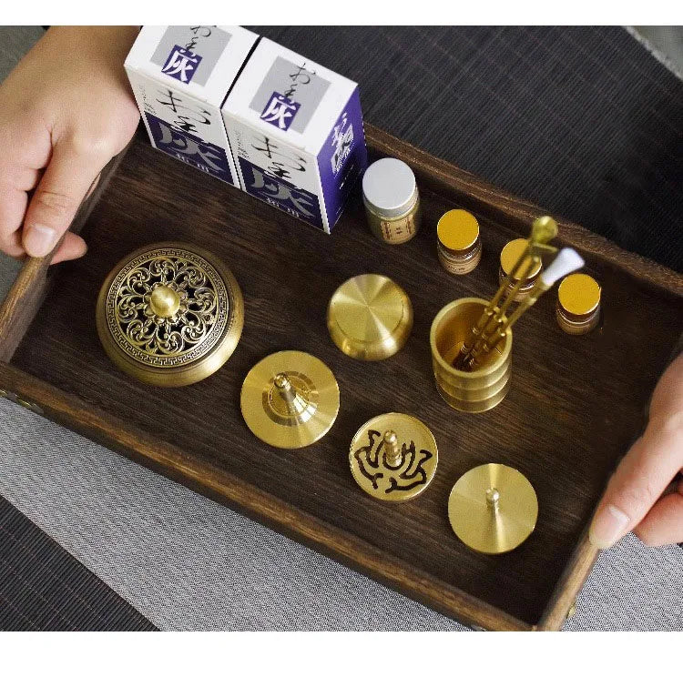 DIY Brass Incense Burner & Fragrance Crafting Kit – Complete Aromatherapy Set